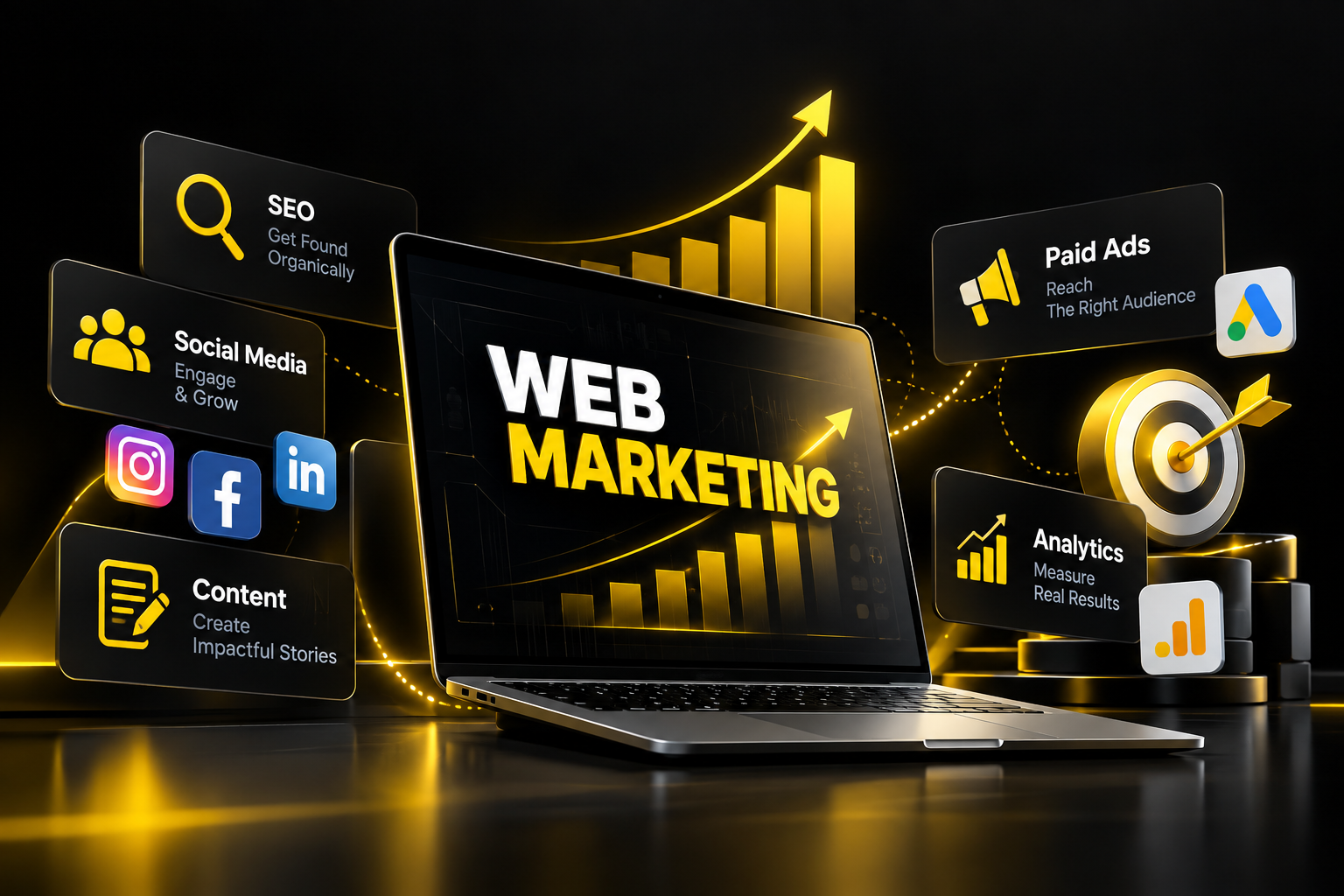 Web analytics services in Theni by Bad Muser: website performance dashboard
